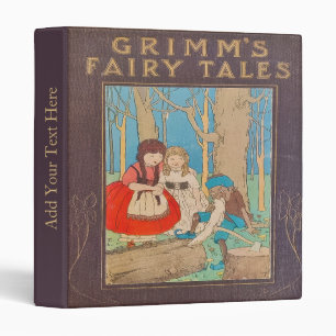 Personalized Old Children's Book 3-Ring Binder