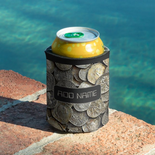 Personalized Old Coins Design Can Cooler (In Situ Pool)
