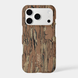 Personalized Old Wood Country Chic  iPhone 17 Pro Case