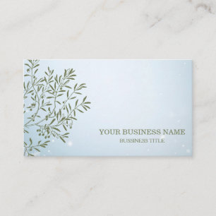 Personalized Olive Branch Catering Chef Business Card