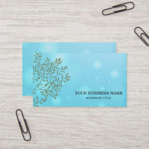 Personalized Olive Branch Catering Chef Business Card