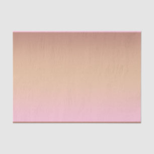 Personalized Ombre Rose Gold Tissue Paper