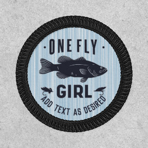 Personalized One FLY Girl - Fishing Female Patch