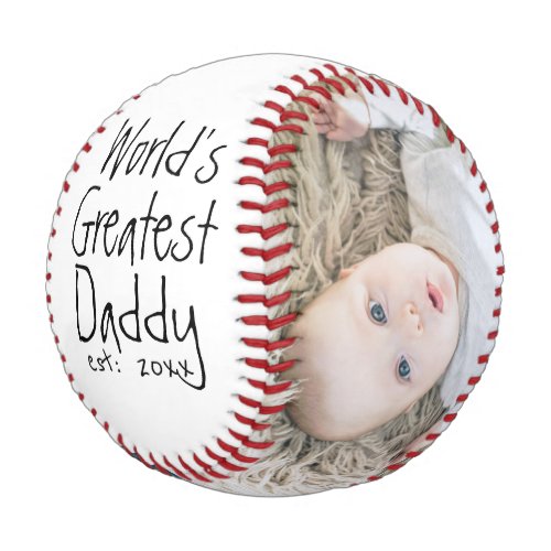 Personalized One Of A Kind Custom Made Fathers Day Baseball