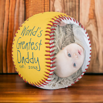 Personalized One Of A Kind Custom Made Fathers Day Softball by Ricaso_Occasions at Zazzle
