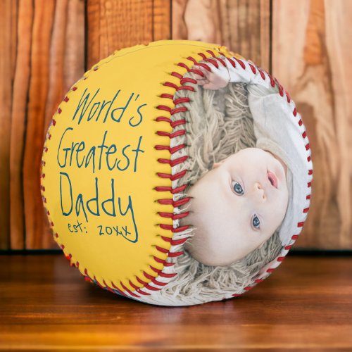 Personalized One Of A Kind Custom Made Fathers Day Softball