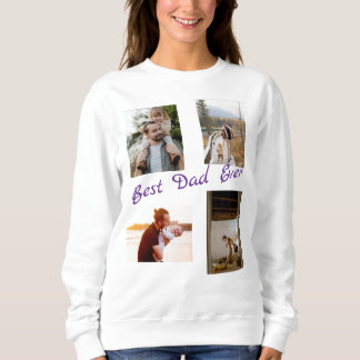 Personalized One Of A Kind Family Photo Collage  Sweatshirt