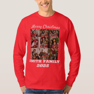 Personalized One Of A Kind Family Photo Collage  T-Shirt
