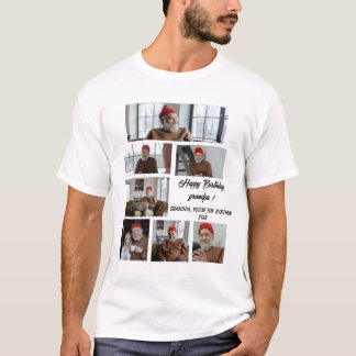 Personalized One Of A Kind Family Photo Collage  T-Shirt