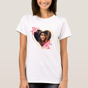 Personalized One Of A Kind Heart Photo T-Shirt