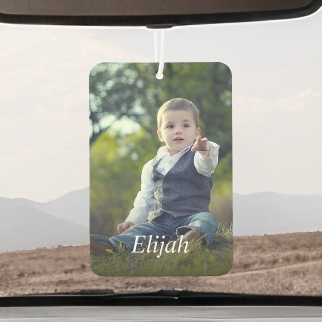Personalized One Of a Kind Photo And Name Kids Air Freshener (Creator Uploaded)