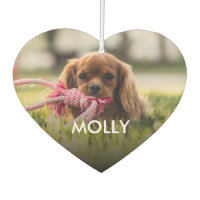 Personalized One Of a Kind Photo And Name Pets Air Freshener