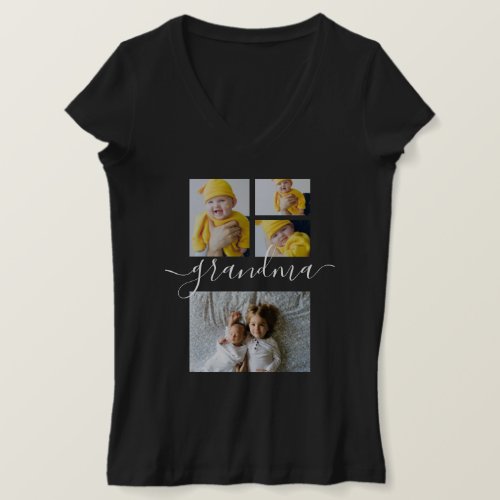 Personalized One Of A Kind Photo Collage T_Shirt