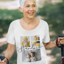 Personalized One Of A Kind Photo Collage T-Shirt