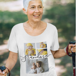 Personalized One Of A Kind Photo Collage T-Shirt