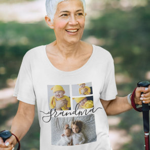 Personalized One Of A Kind Photo Collage T-Shirt