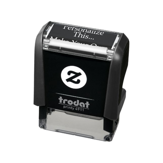 Personalized one of a kind self-inking stamp (Product)