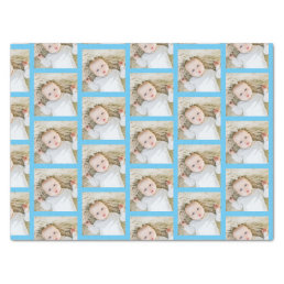 Personalized One Photo Pattern Tissue Paper