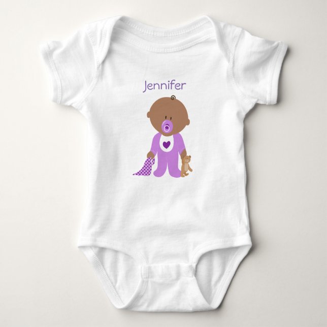 Personalized One Piece Tee with your Baby's Name (Front)