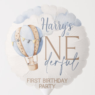 Personalized ONEderful 1st Birthday Party balloon