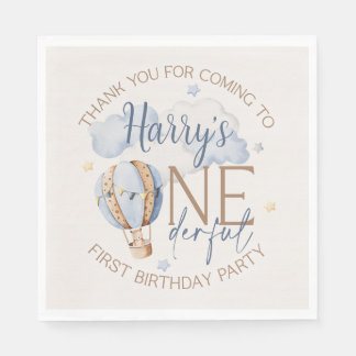 Personalized ONEderful 1st Birthday Party Napkins