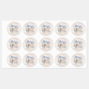 Personalized ONEderful 1st Birthday Party Stickers