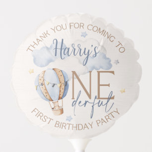 Personalized ONEderful 1st Birthday  Small balloon