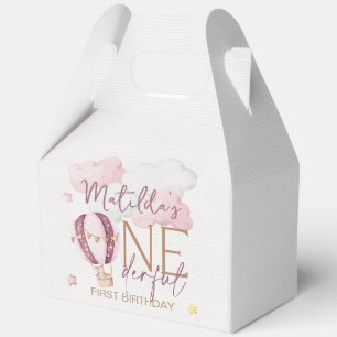 Personalized ONEderful Birthday Theme Party Boxes