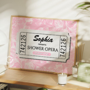 Personalized Opera Shower Fun Bathroom Print