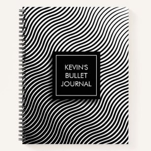 Personalized Optical Waves Bullet Journal