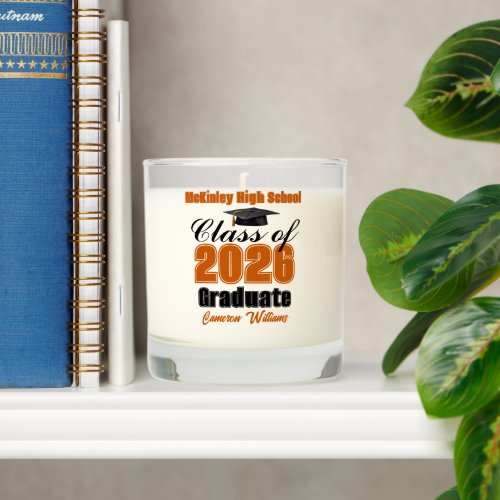 Personalized Orange Class of 2026 Graduation