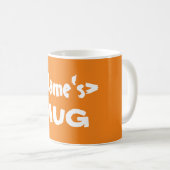 Personalized Orange Name Mug (Front Right)