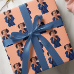 Personalized Orange Photo Collage Kids Birthday Wrapping Paper<br><div class="desc">Celebrate your child's special day with our Personalized Orange Photo Collage Kids Birthday Wrapping Paper! This charming design features a delightful mint background adorned with customizable photo frames, allowing you to add your favorite snapshots of your little one. Perfect for wrapping birthday presents with a personal touch, this wrapping paper...</div>
