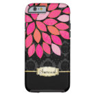Personalized Orange Pink Black Gold iPhone Case
