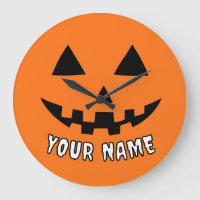 Personalized Orange Pumpkin Halloween Your Name