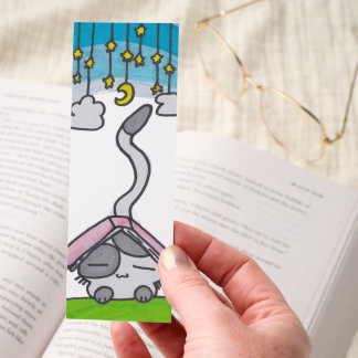 Personalized Original Fun Cute Cat Book Lover Bookmarks