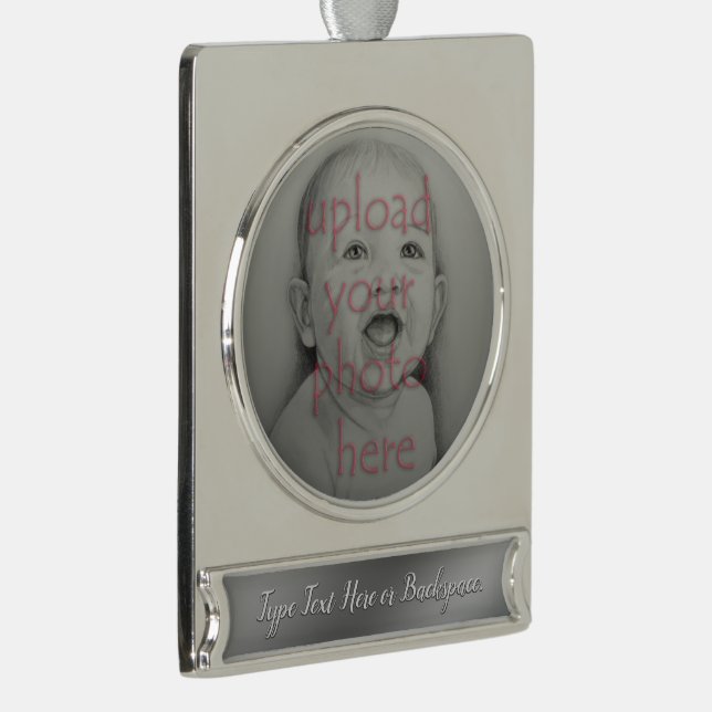 Personalized Ornament Your Photo Here Keepsakes (Right)