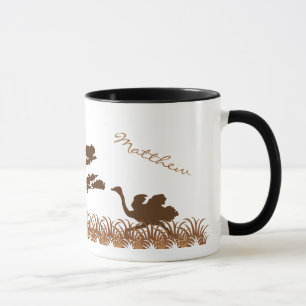 Personalized Ostrich Safari Mug