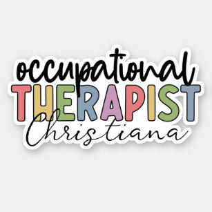 Personalized OT Occupational Therapist Sticker