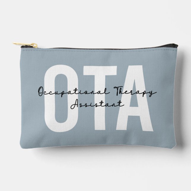 Personalized OTA Occupational Therapy Assistant Accessory Pouch (Front)