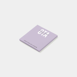 Personalized OTA Occupational Therapy Assistant Post-it Notes