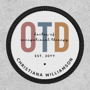 Personalized OTD Doctor of Occupational Therapy Patch