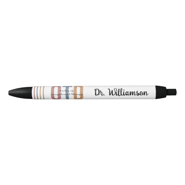 Personalized OTD Doctor of Occupational Therapy Pen (Front)