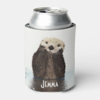 Personalized  Otter In Water drawing