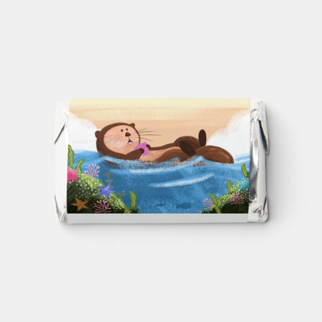 Personalized Otterly Amazing Sea Otter Hershey's Miniatures (Front)