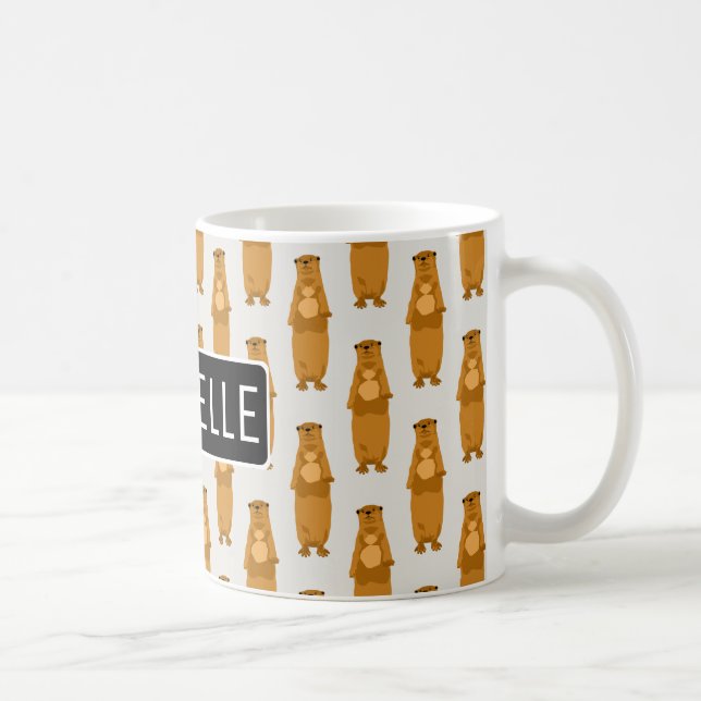 Personalized Otters Coffee Mug (Right)