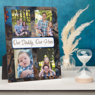 Personalized Our Daddy, Our Hero Plaque