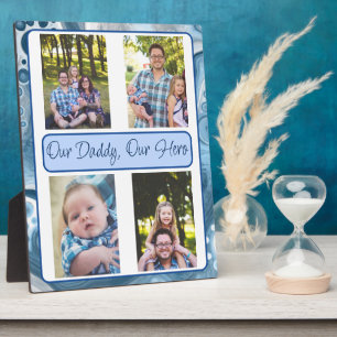 Personalized Our Daddy, Our Hero Plaque