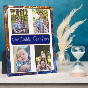 Personalized Our Daddy, Our Hero Plaque