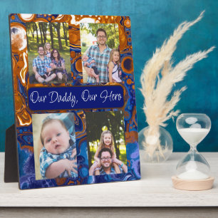Personalized Our Daddy, Our Hero Plaque
